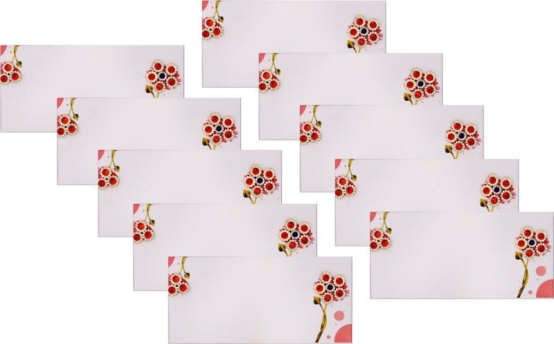 Ochre Handmade premium designer shagun envelopes Envelopes  (Pack of 10 Multicolor)