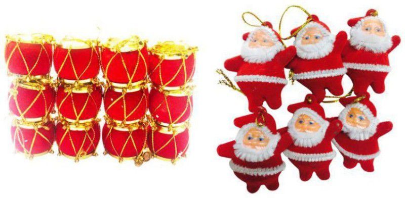 Green Plant indoor Xmas07 Topper Ornaments Pack of 18