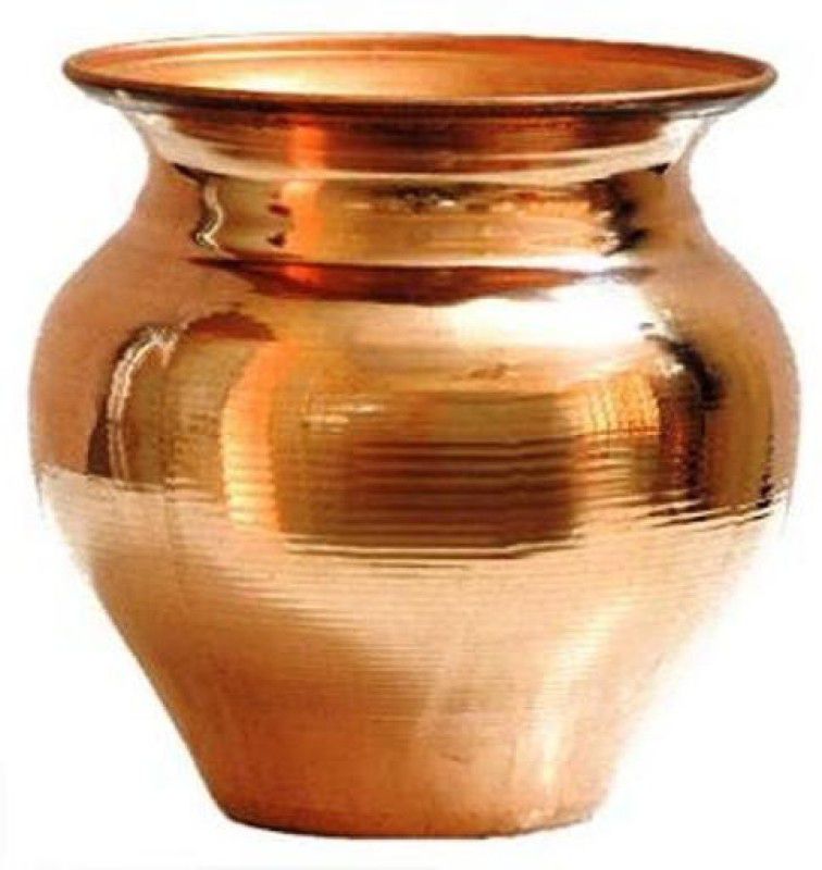 Shiv Copper Kalash  (Height: 9 inch, Brown)