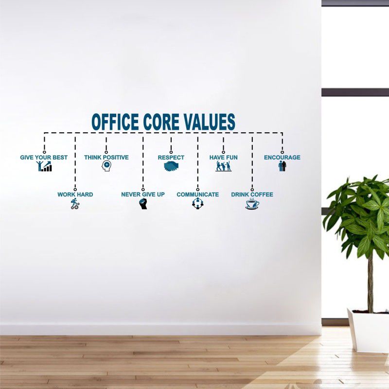 Decal O Decal Office Core Values Wall Stickers