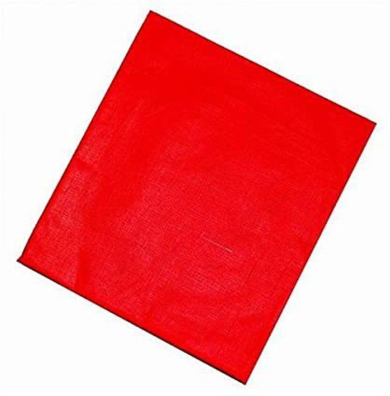 SATGURU CREATIONS Red cotton cloth for pooja,asan Altar Cloth