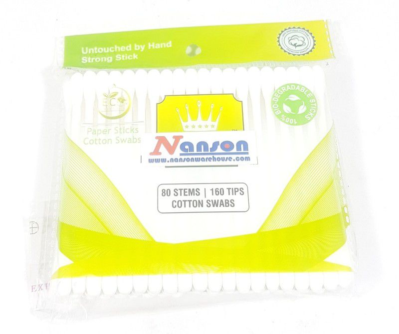 Nanson Paper Stick Cotton Swabs  (pack of 1)