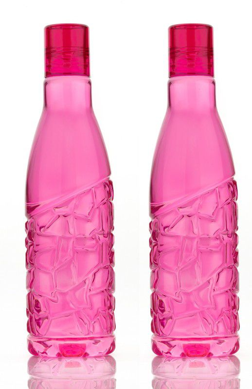 2Mech Smart Water Bottle for Fridge | Unbreakable & Leak-Proof 1000 ml Bottle 2PC