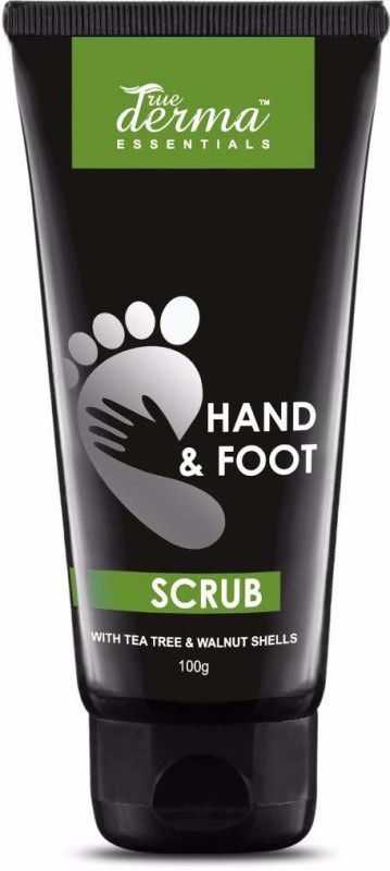 True Derma Essentials Hand & Foot Scrub With (Tea Tree & Walnut Shells) Scrub -100g  (1)
