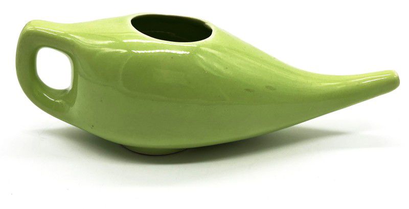 Dr. Head Ceramic Green Neti Pot  (250 ml)