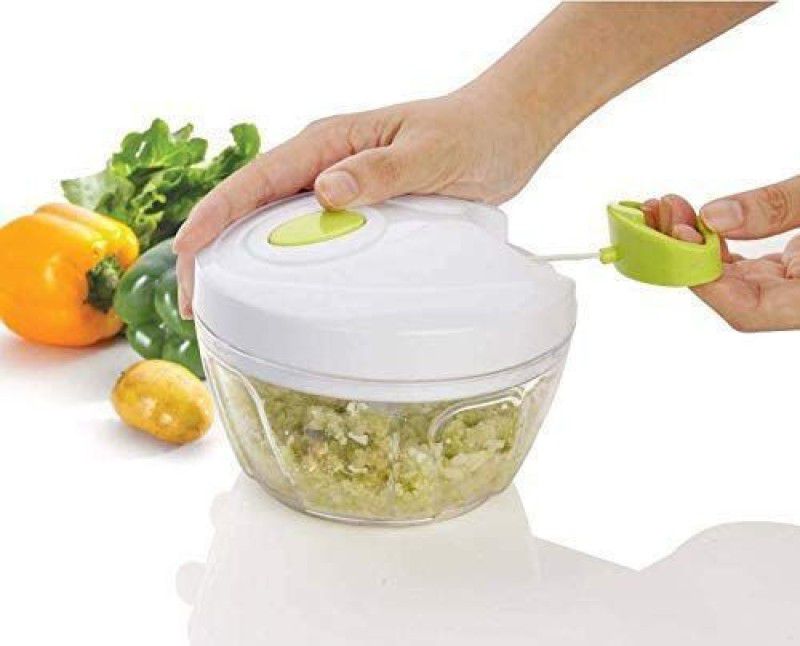 Top Quality Store Handy Mini Plastic Chopper Vegetable Cutter  (1)