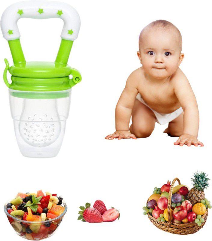 OLSIC Silicone Food/Fruit Nibbler, Soft Pacifier/Feeder for Infant Baby, BPA Free-BG4  (1)
