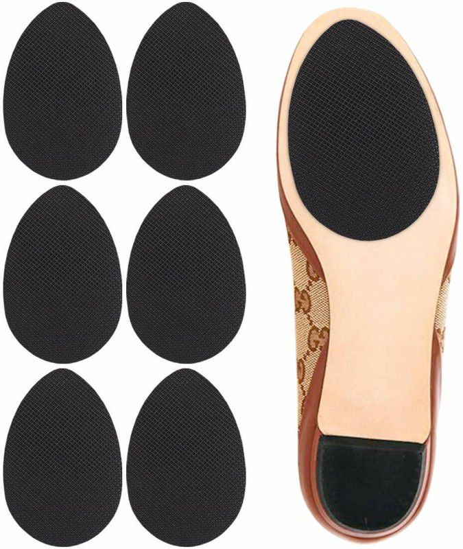 TRK HUB Self-Adhesive Non-Skid Shoe Pads, Anti-Slip Shoe Sole for Women Pads(1 Pair)  (3 PAIR SET)