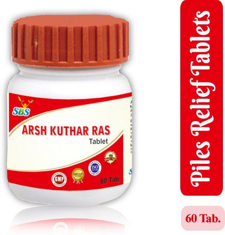 SBS Herbal Arsh Kuthar Ras Tablet - Ayurvedic Cure For Piles  (Each Box contains 60 Tablets (Pack Of 3))