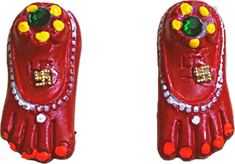 Daayra Unlimited Lakshmi Religious Footprint  (Terracotta)