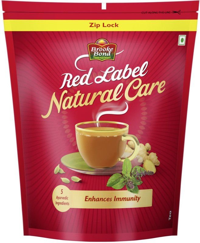 Red Label Natural Care Cardamom, Ginger, Liquorice, Tulsi Tea Pouch  (1 kg)