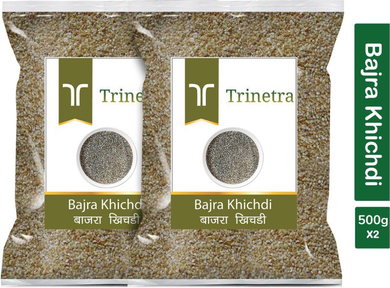 Trinetra Best Quality Bajra Khichdi (Pearl Millet Khichdi)-500gm (Pack Of 2) Pouch  (2 x 500 g)