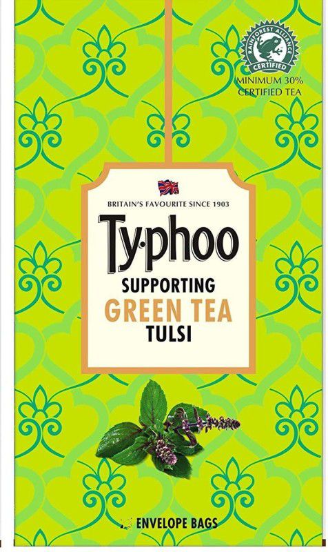 typhoo Tulsi Green Tea Bags Box  (3 x 8.33 Bags)