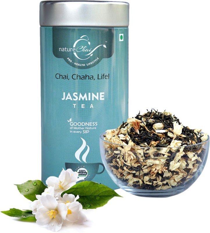 Nature Chai JASMINE GREEN TEA - TIN CAN Jasmine Tea Tin  (50 g)
