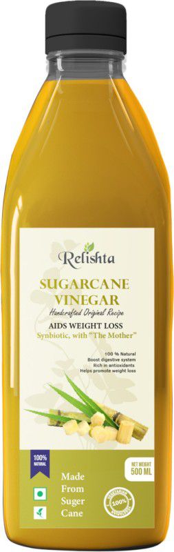 Relishta Sugarcane Vinegar with Mother Vinegar Vinegar  (500 ml)