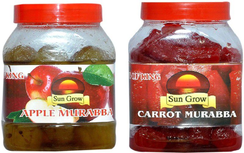 Sun Grow Organic Combo Carrot, Apple Murabba  (2 x 0.75 kg)