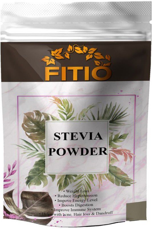 FITIO Stevia Natural & Sugarfree Powder, Zero Calorie Keto Sweetner (E9) Sweetener  (100 g)