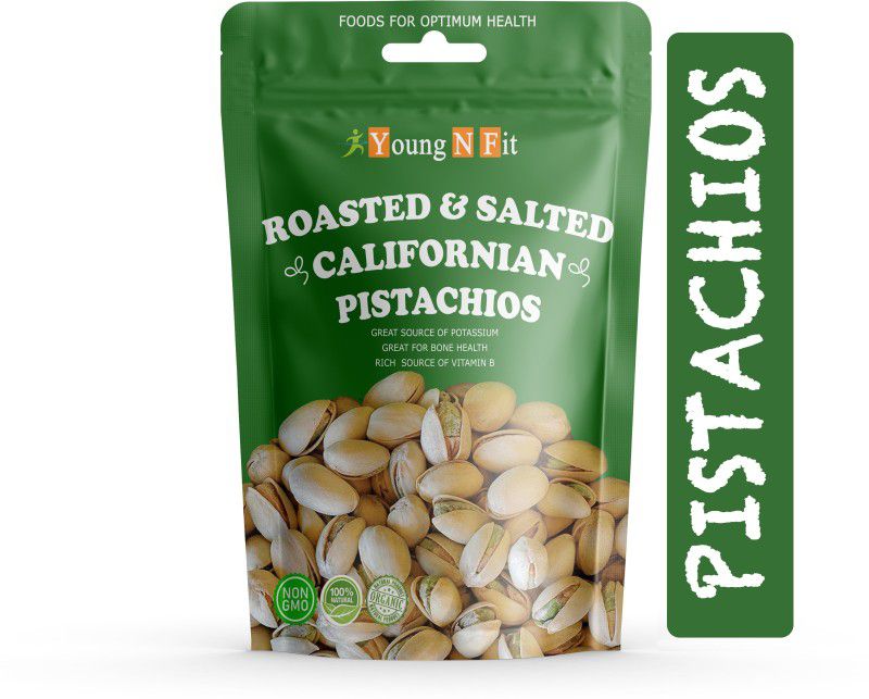 Young N Fit Californian Roasted & Salted Pistachios Pistachios Premium Pistachios  (200 g)
