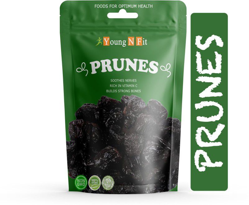 Young N Fit American Prunes Dried Pitted Natural Prunes  (100 g)