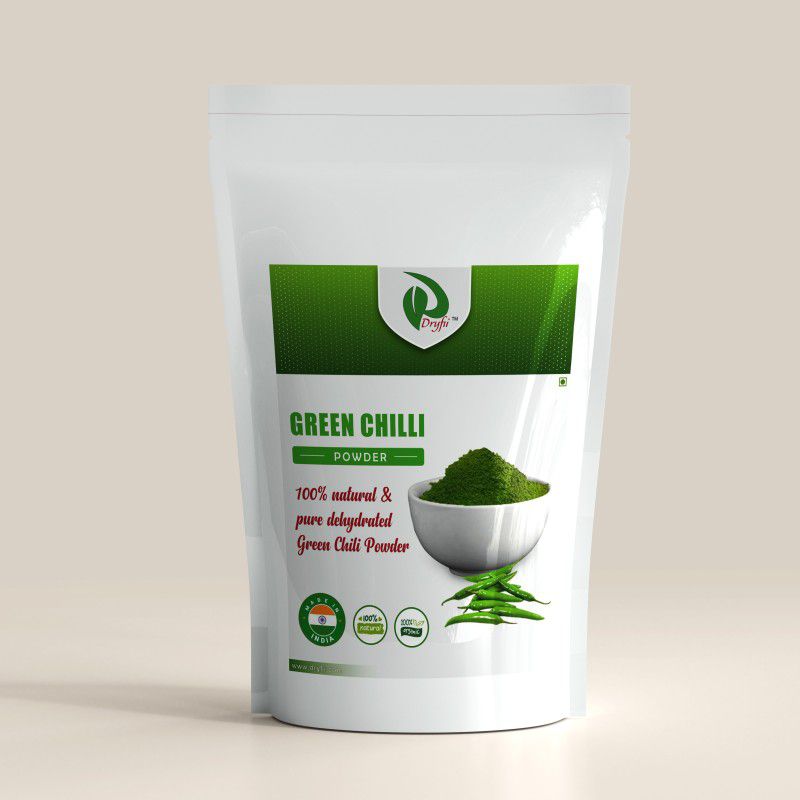 Dryfii Natural dehydrated Green Chilly Powder 100 G  (100 g)