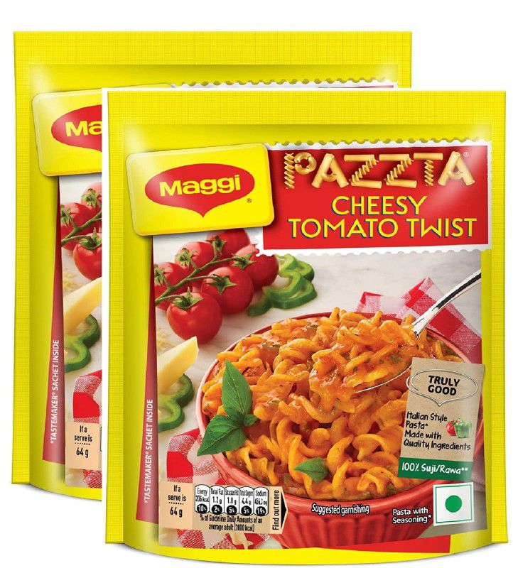 Maggi Pazzta Tomato Twist Instant Pasta Pack Of 2 (70Gm*2) Pasta  (Pack of 2, 192 g)