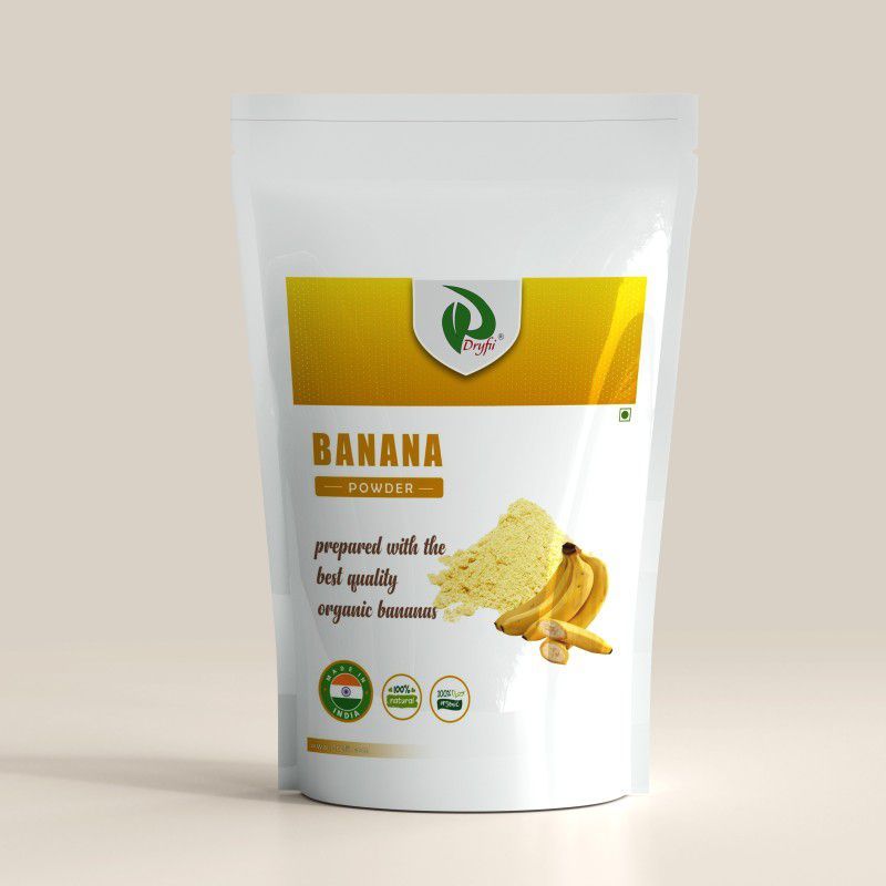 Dryfii Natural Organic Yellow Banana Powder-Kerala Pack of 1 (1KG), No Added Sugar/Salt/Preservatives/additives/Milk Solids, Baby Food  (1 kg)