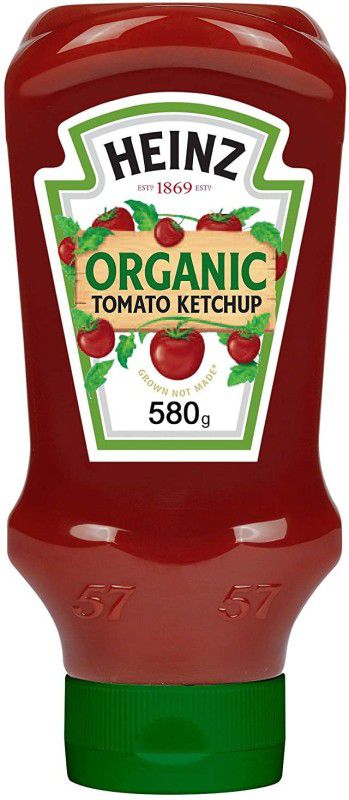 HEINZ Organic Tomato Ketchup Pet Bottle, 580 g (100378991) Ketchup  (580 g)