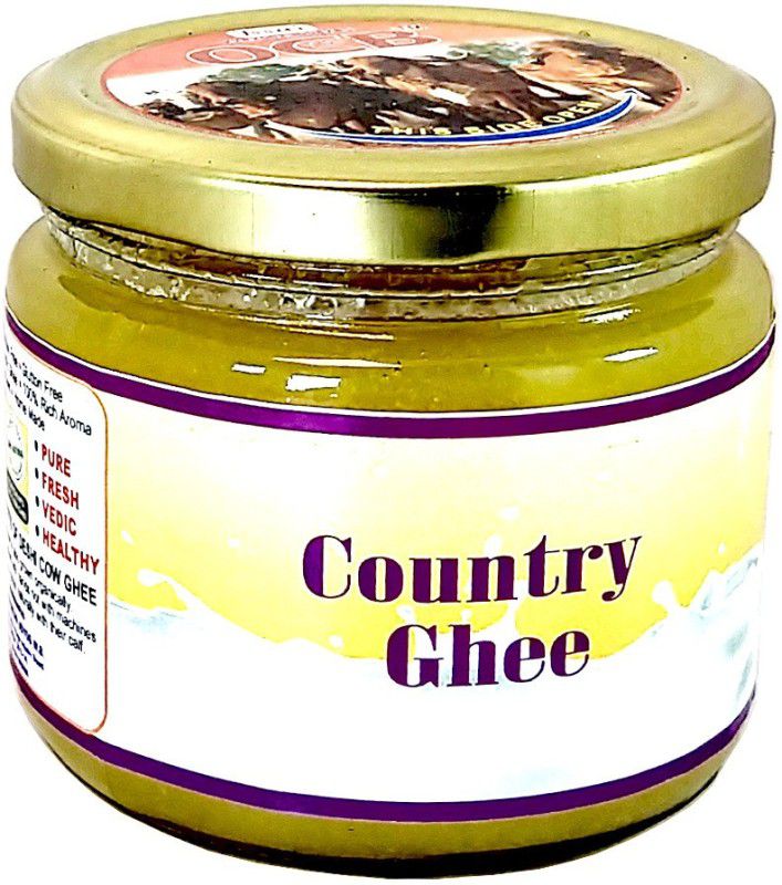 OCB Country Ghee Organic A2 Cow Ghee |100% Desi Gir Cow Ghee Ghee 250 g Glass Bottle