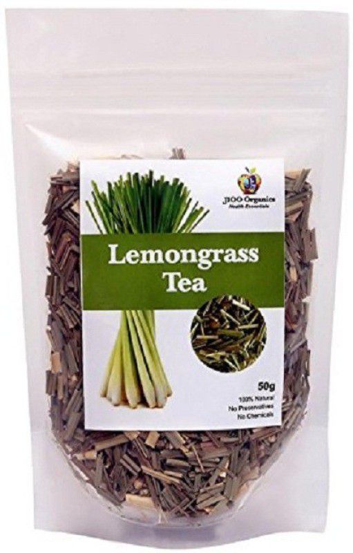 Jioo Organics Lemon Grass Tea_Pack Of 50 Grams Lemon Green Tea Pouch  (50 g)