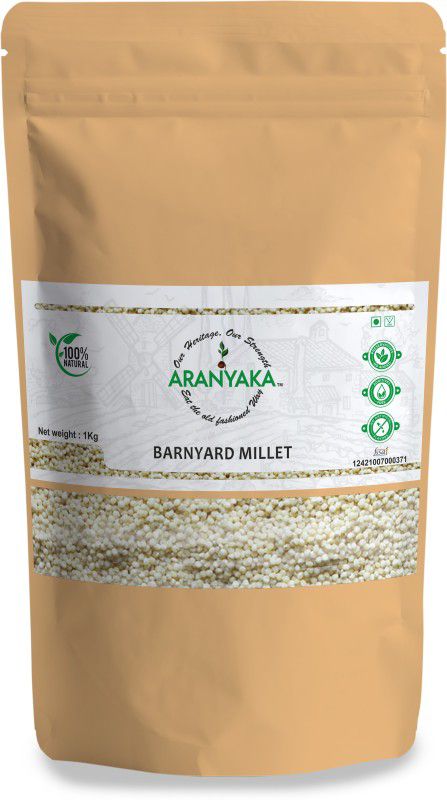 Aranyaka Barnyard Millet(1Kg)|Low GI- Diabetic Friendly|High Protein & High Fibre| Barnyard Millet  (1000 g)