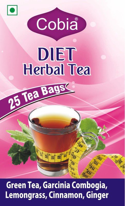Cobia Diet(Slimming) Herbal Tea 25 Tea bags Garcinia, Cinnamon, Lemon Grass Herbal Tea Bags Tetrapack  (50 g)