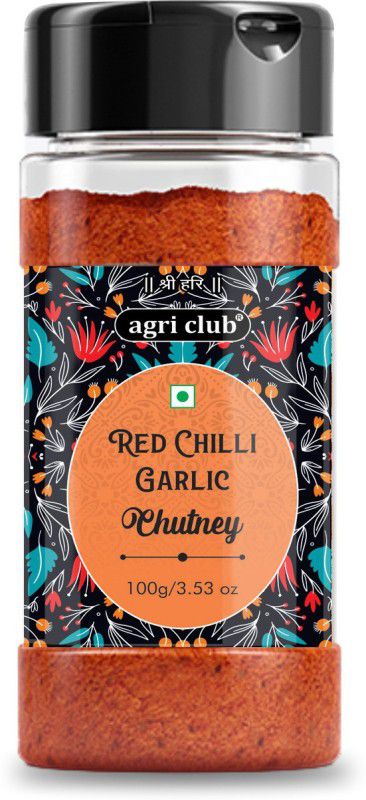 AGRI CLUB Red Chilli Garlic Powder 200gm/7.53oz (2x100) Chutney Powder  (2x100 g)