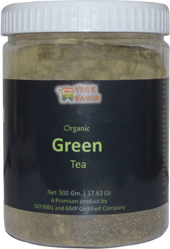 Veg E Wagon Organic Green Tea 500 In Pet Jar Green Tea Plastic Bottle  (500 g)