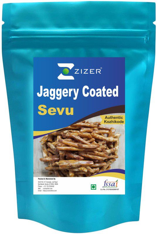 ZIZER Kozhikode Jaggery Coated Sevu (500g)  (500 g)