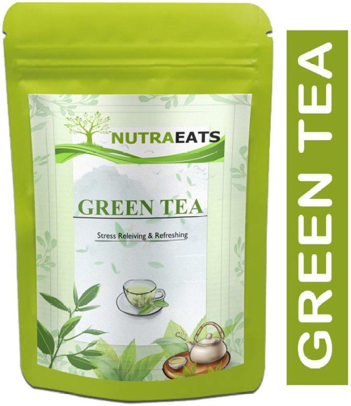 NutraEats Green Tea for Weight Loss | 100% Natural Green Loose Leaf Tea | Pure Green Tea with No Additives Unflavoured Green Tea Pouch Ultra (T223) Green Tea Pouch  (2000 g)