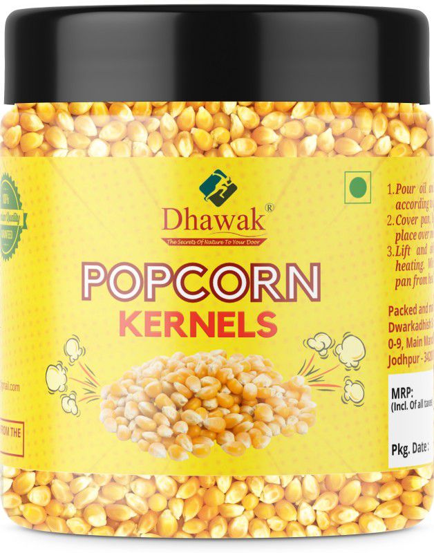 Dhawak Popcorn Kernel Seeds Makki Dana Extra Soft Unpopped Corn Raw Popcorn Kernels Popcorn  (300 g)
