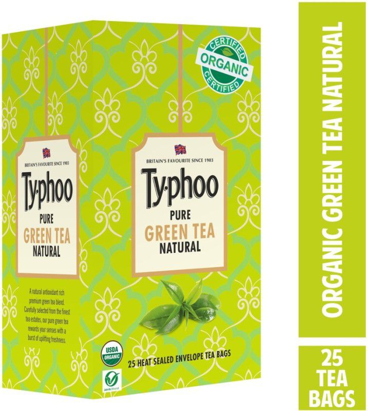 typhoo Green Tea Bags Box  (25 Bags)