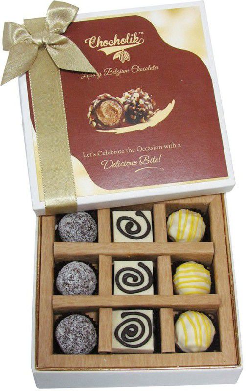 Chocholik Ultimate Delicacies Date And Fig Praline, Chocolate Truffles  (180 g)