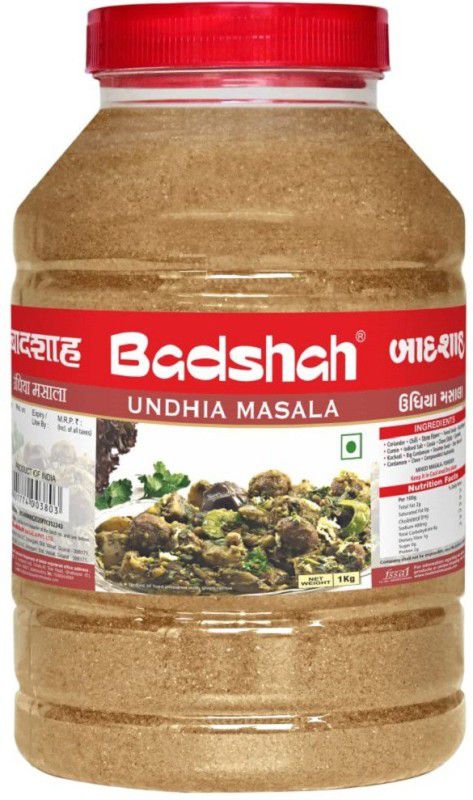 Badshah Instant Undhiya/Undhiyu Masala Powder| Blended Spice Mix | No Preservatives  (1 kg)