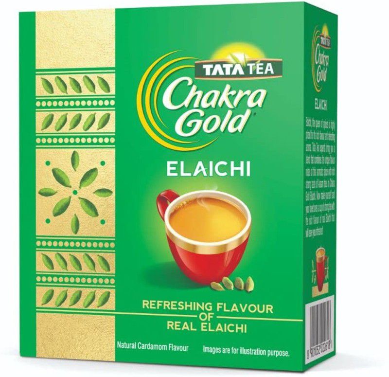 Tata CHAKRA GOLD ELACHI TEA 500 GRAMS Tea Box  (2 x 250 g)