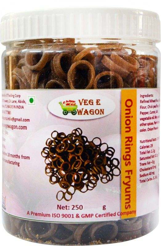 Veg E Wagon Masala Onion Rings Fryums Fryums 250 g