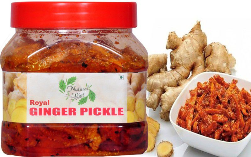 Natural Diet Premium Quality Mothermade Royal Ginger Pickle Traditional Punjabi Flavor Tasty & Spicy 500gm You are Being Served Mothers Love Ginger Pickle  (500 g)