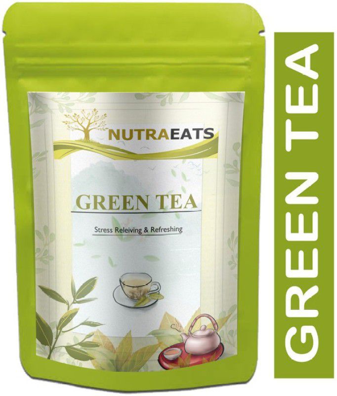 NutraEats Green Tea for Weight Loss | 100% Natural Green Loose Leaf Tea | Pure Green Tea with No Additives Unflavoured Green Tea Pouch Premium (T168) Unflavoured Green Tea Pouch  (1200 g)