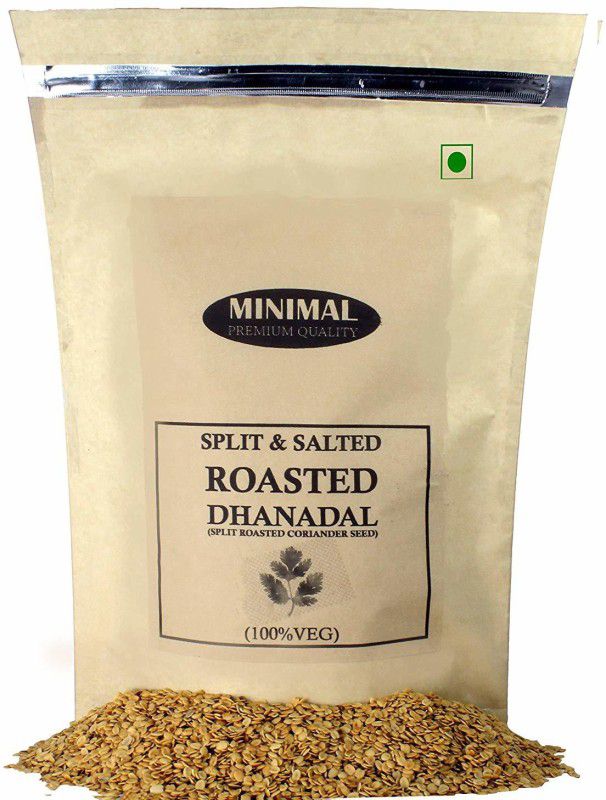 Minimal Dhana Dal/Roasted and Split Coriander Seed salted Mouth Freshener  (250 g)