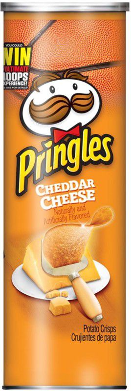 Pringles Potato Crisps, Cheddar Cheese - 158g (5.5oz) Chips  (158 g)