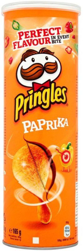 Pringles Potato Crisps, Paprika - 165g Chips  (165 g)