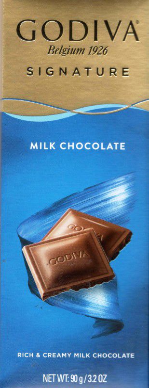 Godiva SIGNATURE MILK CHOCOLATE IMPORTED 90G Bars  (90 g)
