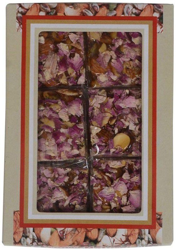 Seasons Edition Rose Petals Chikki | Chikki Bar | Sweets | Made with RosePetals | (Pack of 1) Box  (265 g)