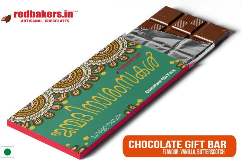redbakers.in Happy Birthday Malayalam Chocolate Gift Bar Bars  (100 g)