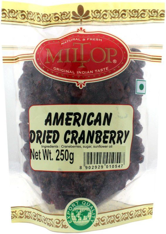 MilTop Dried Cranberry Cranberries  (250 g)